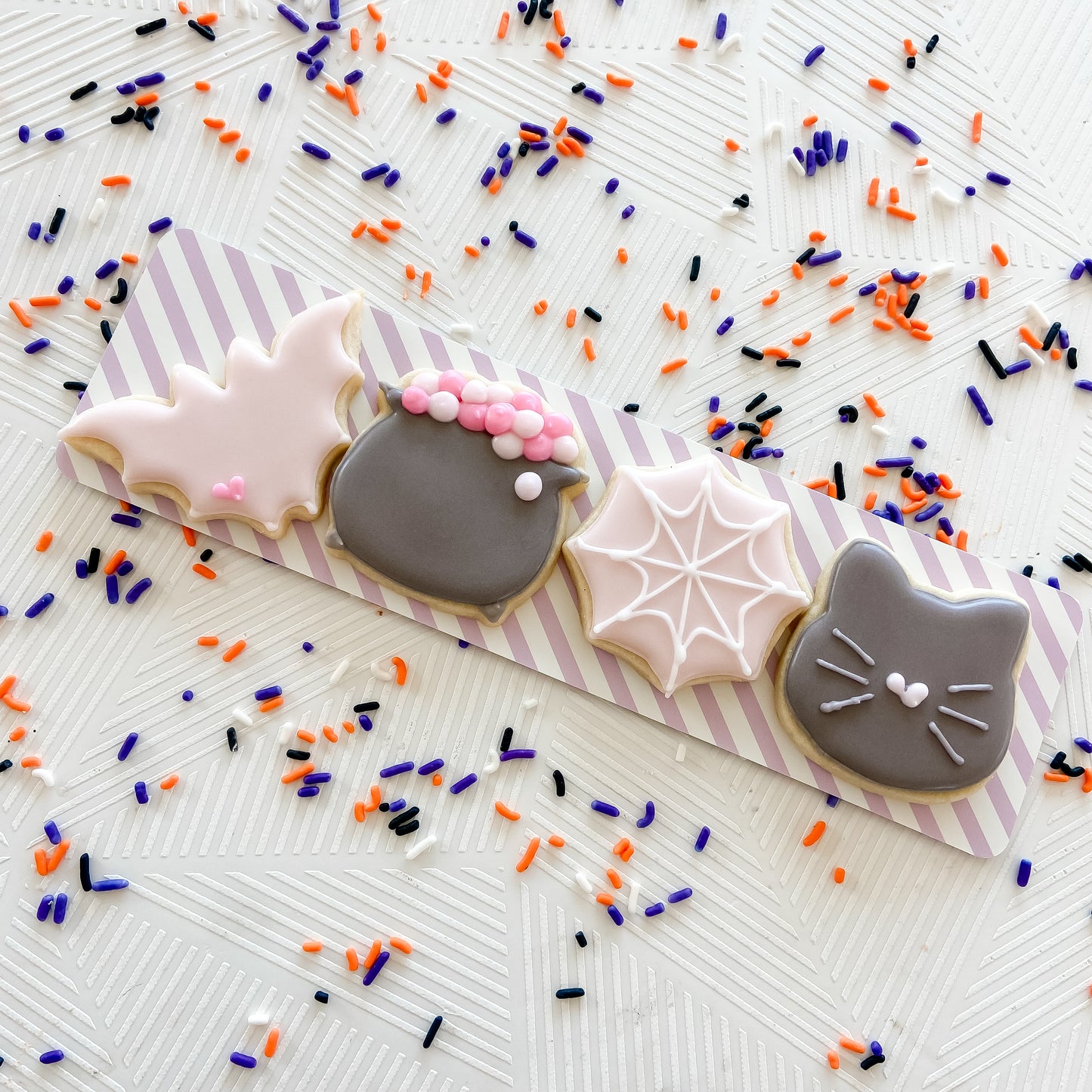 Mini Kitty Halloween Cookie set